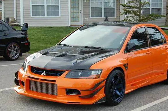 2003-2006 Mitsubishi Evo 7 8 9 Vtc Style Front Bumper 1