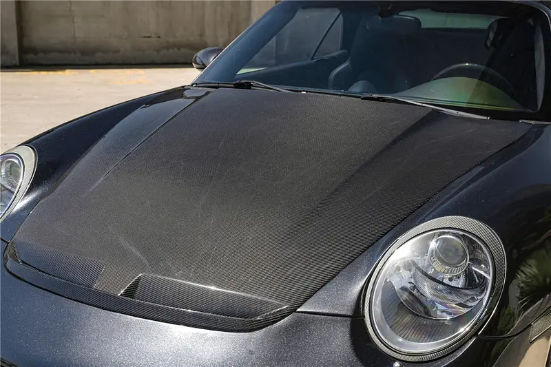 2005-2012 Porsche 911 997 Carrera & S & 4S & Turbo & 06-12 Cayman & Boxster 987 Ta Style Hood 1