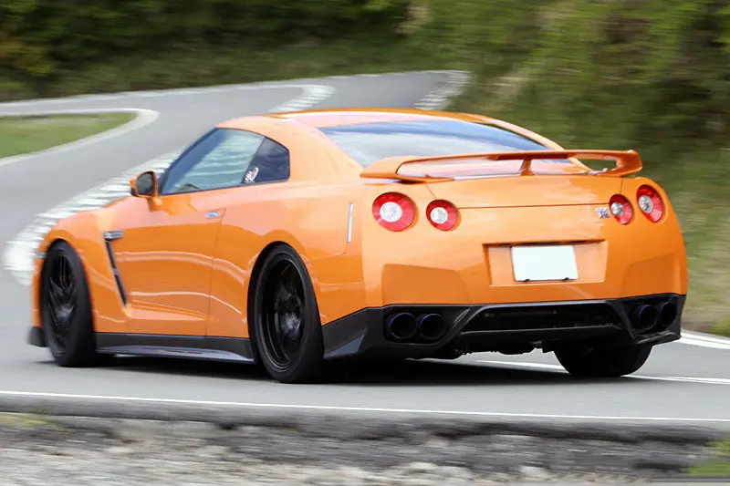 2008-2011 Nissan Gtr R35 Cba Zel Style Carbon Fiber Rear Lip Diffuser 1