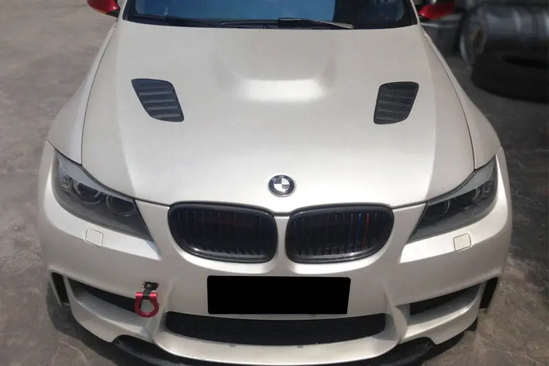 2008-2012 Bmw 3 Series E90 Lci Vrs Style Carbon Fiber Hood 1