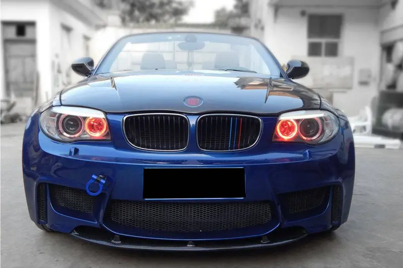 2008-2013 Bmw E82 E88 1Series 1M Style Front Bumper 1