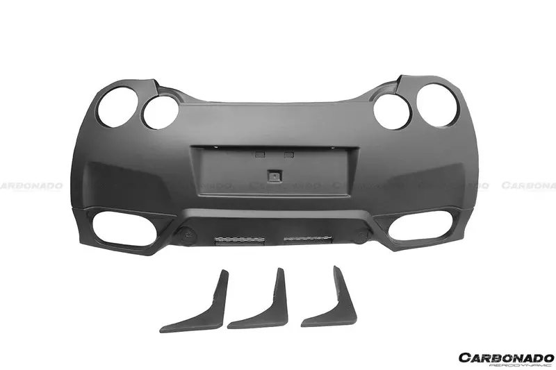 2008-2016 Nissan Gtr R35 Cba  Dba Bse Style Rear Bumper 1