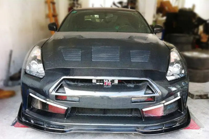 2008-2016 Nissan Gtr R35 Cba/Dba Lp Style Front Bumper 1