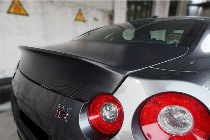 2008-2020 Nissan Gtr R35 Cba  Dba  Eba Ams Style Carbon Fiber Trunk 1