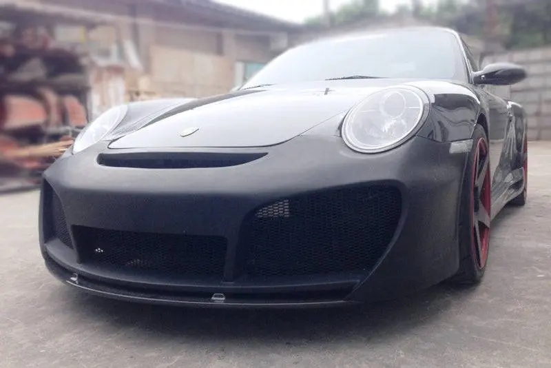 2009-2012 Porsche 911  997.2 Carrera  S  4S Ta Style Front Bumper (With Lip) 1