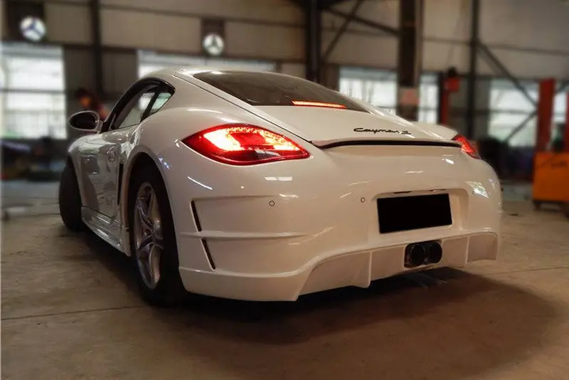 2009-2012 Porsche Cayman 987 Ta2 Style Rear Bumper 1