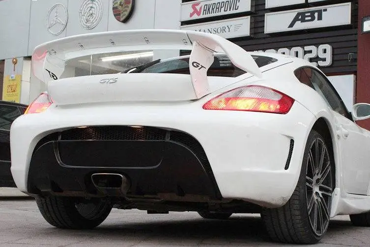 2009-2012 Porsche Cayman 987 Ta3 Style Rear Bumper 1