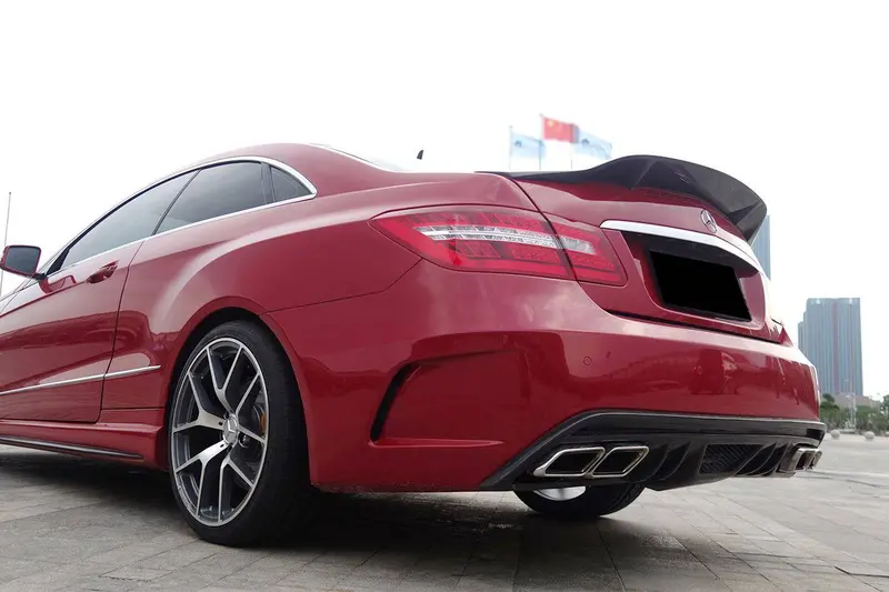 2010-2016 Mercedes Benz E Class W207 Coupe Pd Style Rear Bumper With Exhaust Tips 1
