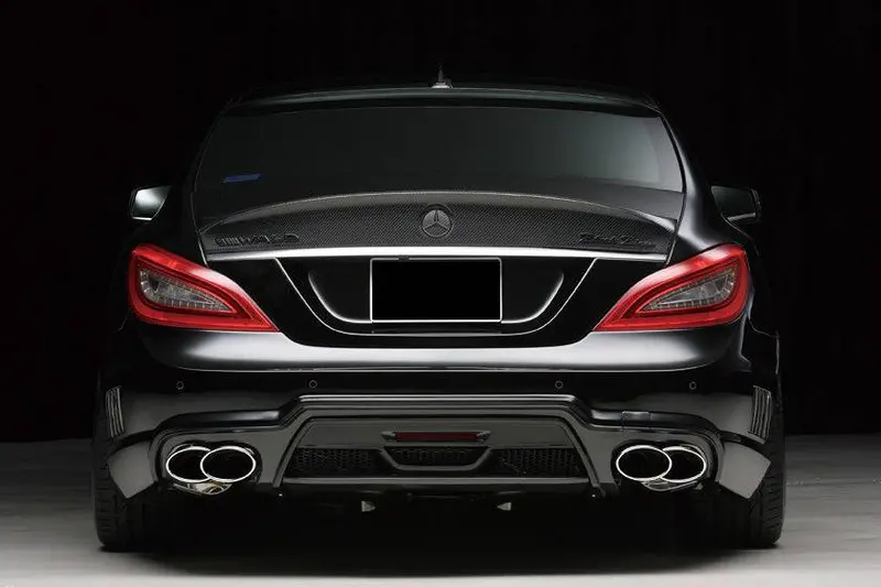 2010-2017 Mercedes Benz W218 Cls Class Wd Style Rear Bumper W/ Tip 1