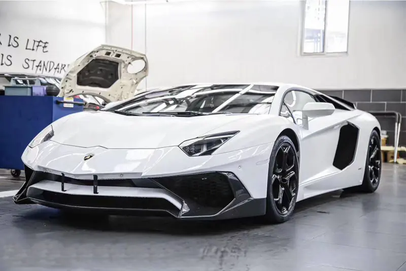 2011-2016 Lamborghini Aventador Lp700 Lp740 Coupe  Roadster Sv Style Front Bumper 1