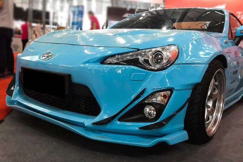 2012-2014 Scion Frs & Toyota Gt86 Rby1 Style Carbon Fiber Front Bumper Canards 1