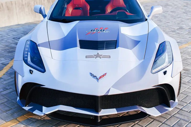 2013-2017 Corvette C7 Z51 Carbon Fiber Hood Scoope Vents 1