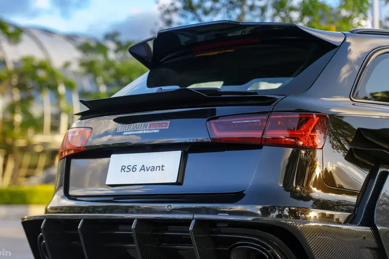 2013-2018 Audi Rs6 Avant Bkss Style Roof Spoiler 1