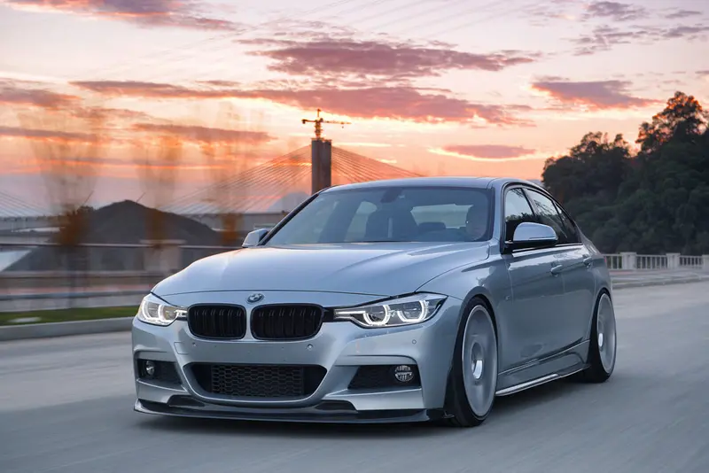 2013-2019 Bmw 3 Series F30 F35 M-Tech Sedan Gv Style Carbon Fiber Full Body Kit 1