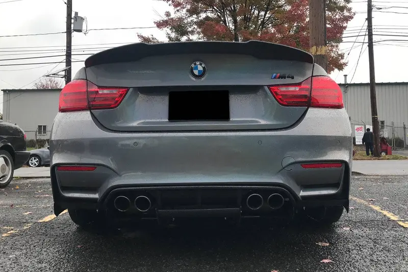2014-2020 Bmw M3 F80 M4 F82 Va Style Carbon Fiber Rear Diffuser And  Lip 1