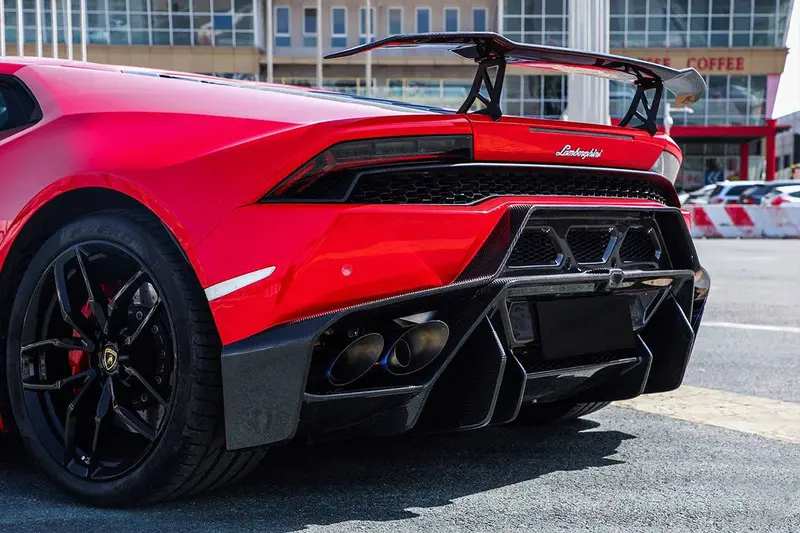 2015-2020 Lamborghini Huracan Lp610 Carbon Rear Bumper Grille 1