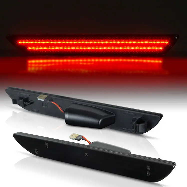 2015-2023 Mustang S550 Smoked Led Side Marker (Pair) 1