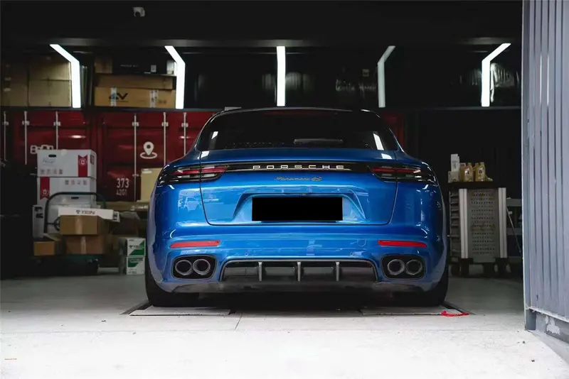2017-2023 Porsche Panamera 971 Sd Kda Style Dry Carbon Fiber Rear Diffuser 1