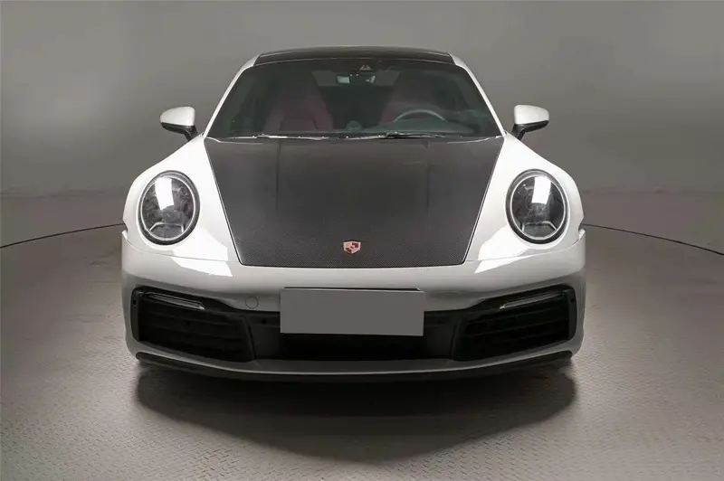 2019-2024 Porsche 911 992 Carrera   Targa    Cabriolet    Turbo Oe Style Dry Carbon Fiber Hood 1