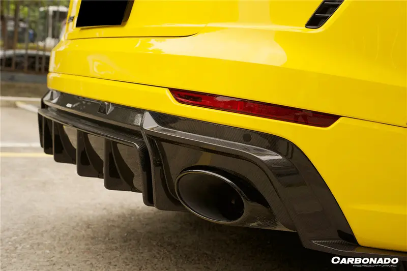 2020-2023 Audi Rsq8 Ad Style Dry Carbon Fiber Rear Diffuser Lip 1