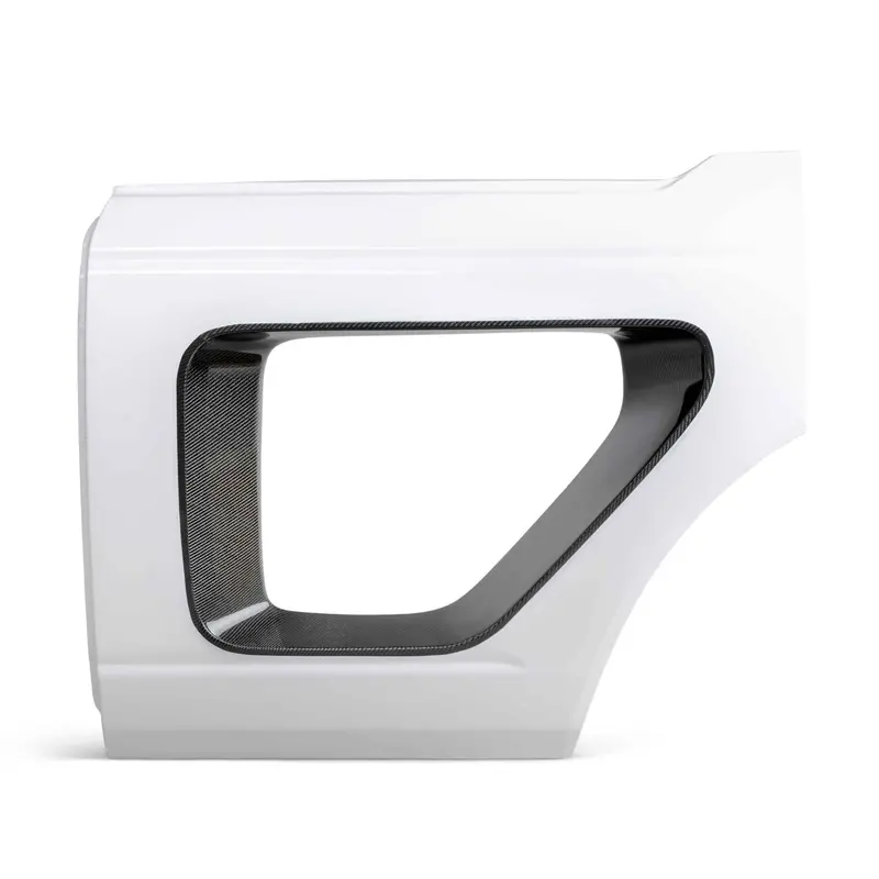 2021-2025 Ford Bronco 4Dr Fiberglass Rear Halo Doors With Carbon Fiber Inserts 1