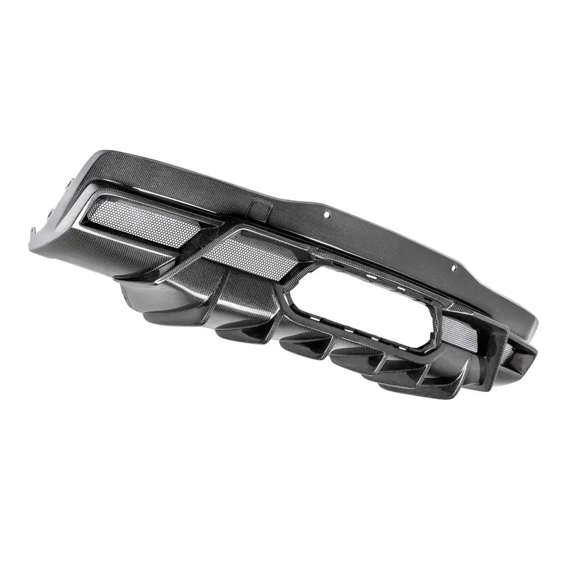 2023-2025 Corvette C8 Z06 Gloss Carbon Fiber Rear Diffuser Type Az 1