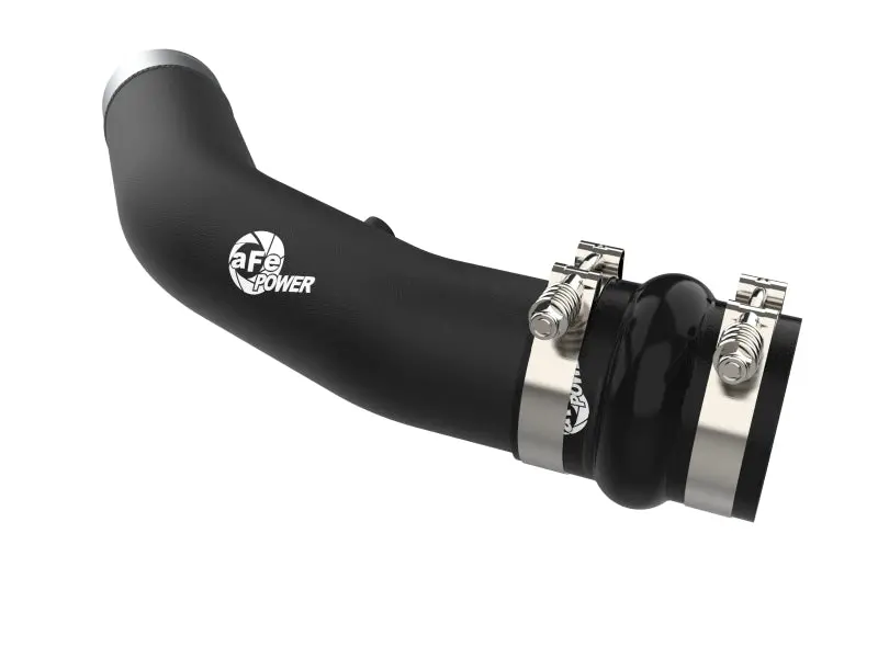 Afe 23-24 Ford Diesel Trucks V8-6.7L (Td) Bladerunner 3In. Aluminum Hot Charge Pipe - Black 1