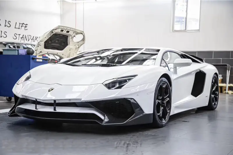 Darwinpro 2011-2021 Lamborghini Aventador Lp700 Lp740 Coupe & Roadster Sv Style Front Bumper 1
