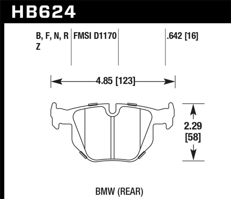 Hawk Dtc-60 Motorsports Brake Pads 1