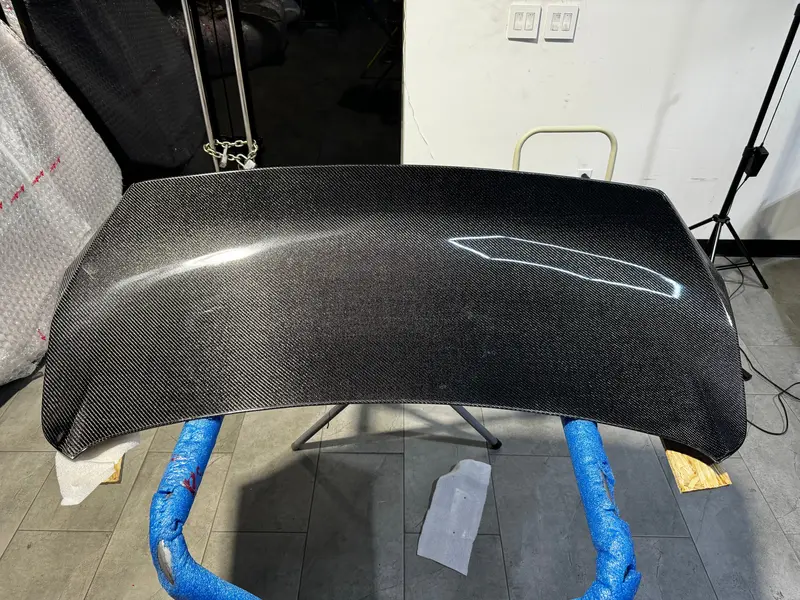 Open Box 2016-2024 Camaro Carbon Fiber Trunk Double Sided Decklid With Integrated Spoiler 1