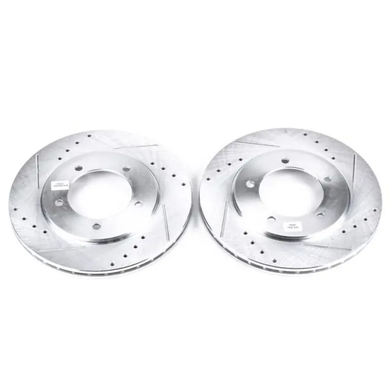 Power Stop 00-05 Suzuki Grand Vitara Front Evolution Drilled & Slotted Rotors - Pair 1