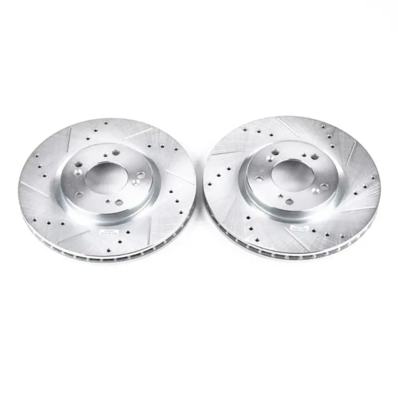 Power Stop 00-09 Honda S2000 Front Evolution Drilled & Slotted Rotors - Pair 1