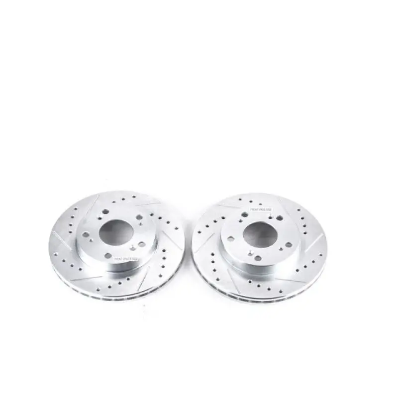 Power Stop 02-06 Acura Rsx Front Evolution Drilled & Slotted Rotors - Pair 1