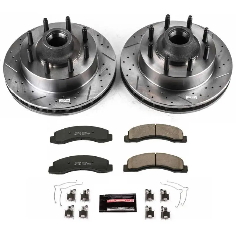 Power Stop 03-04 Ford F-350 Super Duty Front Z23 Evolution Brake Kit 1