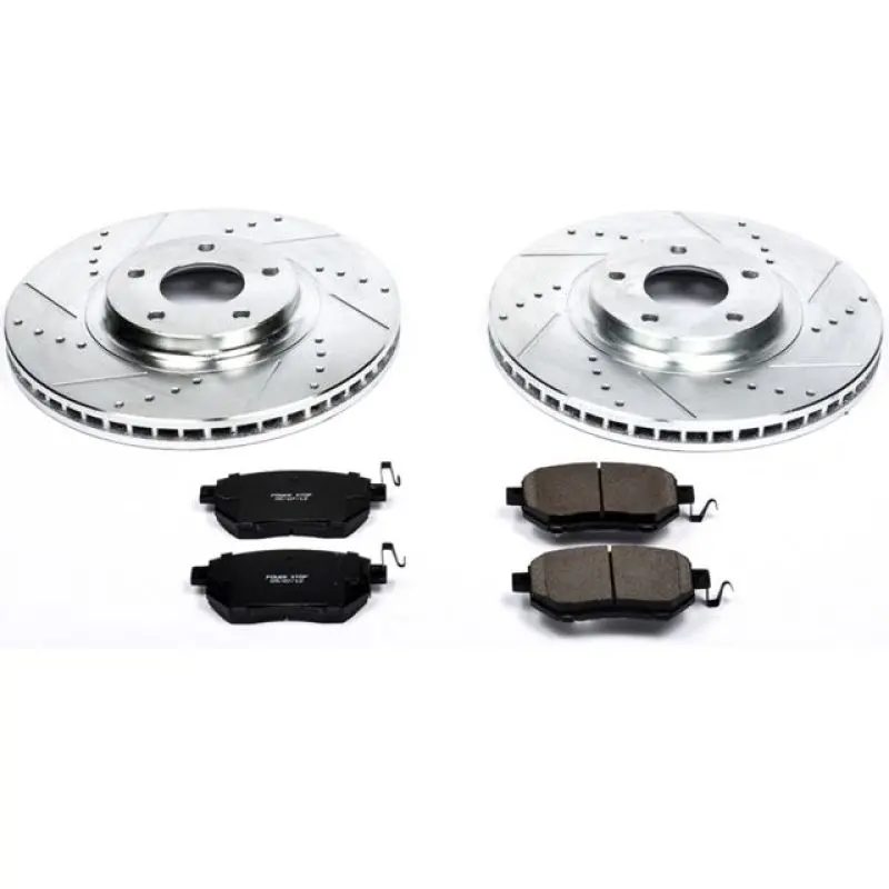 Power Stop 03-05 Infiniti Fx35 Front Z23 Evolution Sport Brake Kit 1