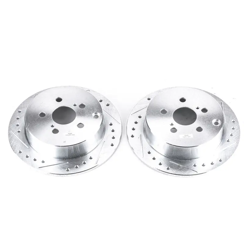Power Stop 03-06 Pontiac Vibe Rear Evolution Drilled & Slotted Rotors - Pair 1