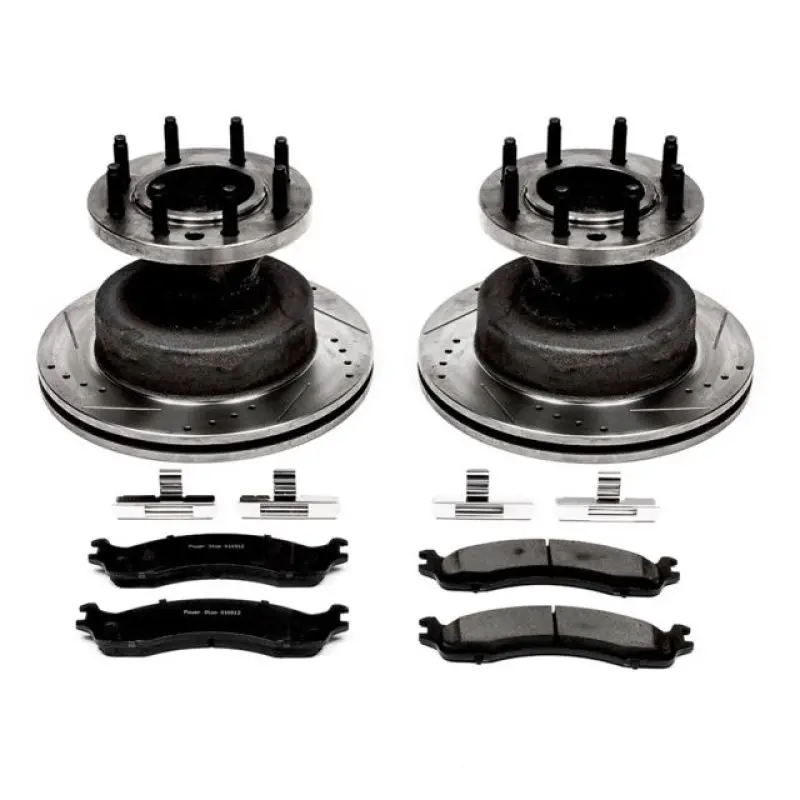 Power Stop 03-07 Ford E-450 Super Duty Front Z23 Evolution Brake Kit 1