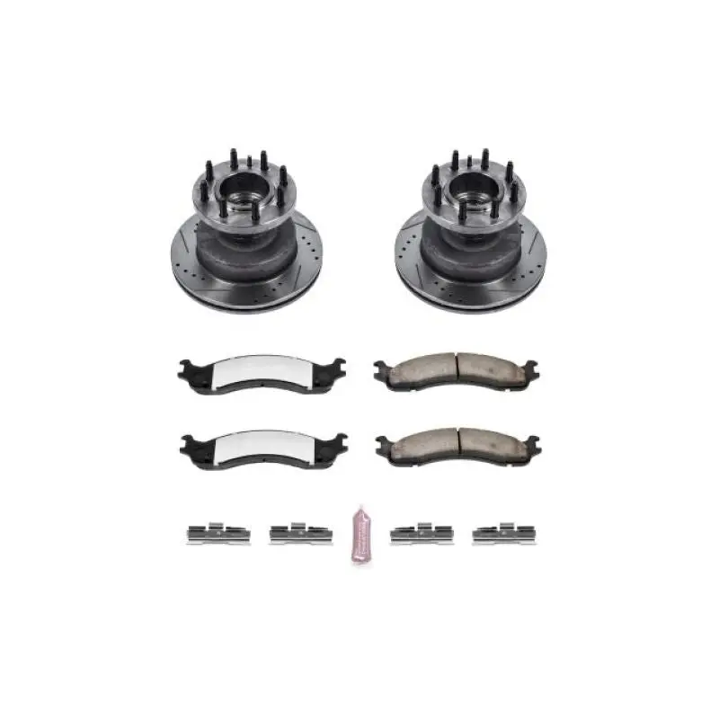 Power Stop 03-07 Ford E-450 Super Duty Front Z36 Truck & Tow Brake Kit 1