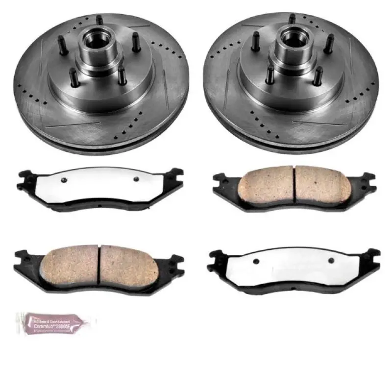 Power Stop 04-05 Ford E-150 Club Wagon Front Z36 Truck & Tow Brake Kit 1