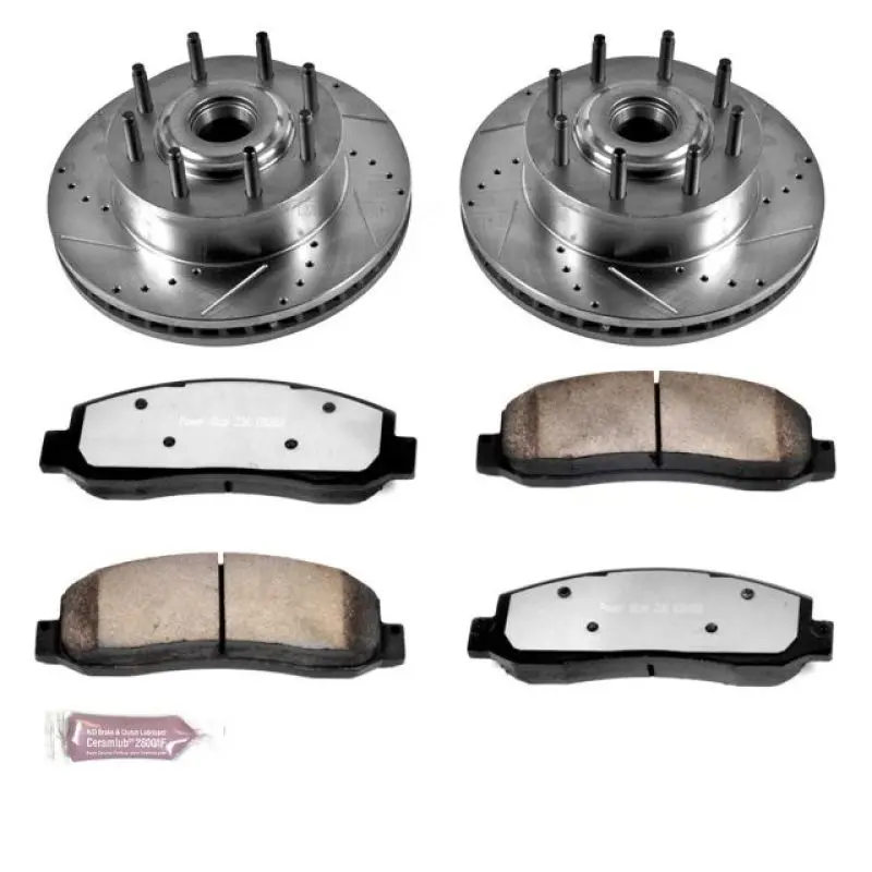 Power Stop 05-07 Ford F-350 Super Duty Front Z36 Truck & Tow Brake Kit 1