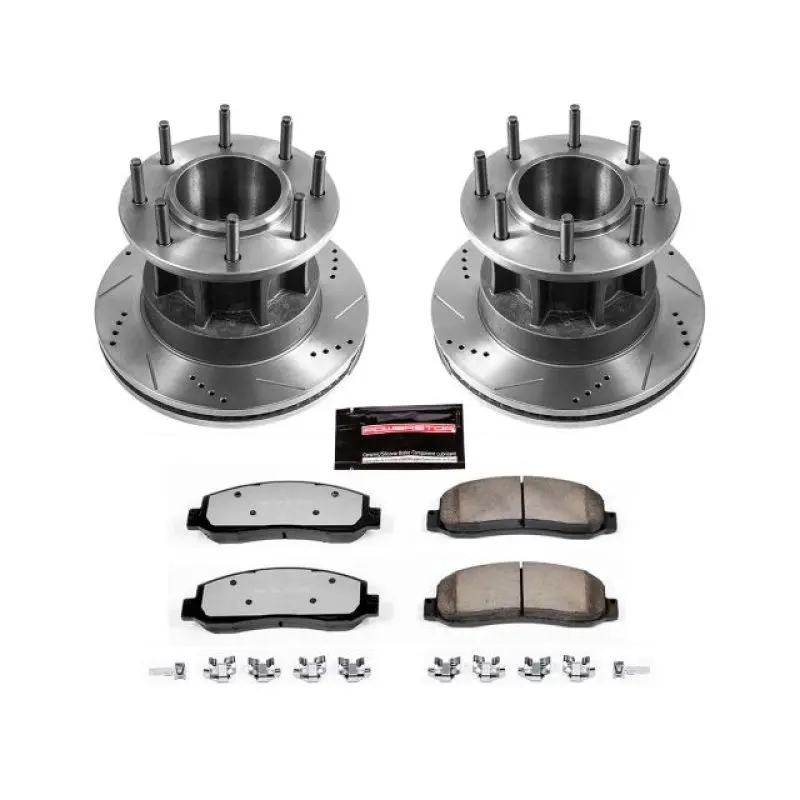 Power Stop 05-07 Ford F-350 Super Duty Front Z36 Truck & Tow Brake Kit 1