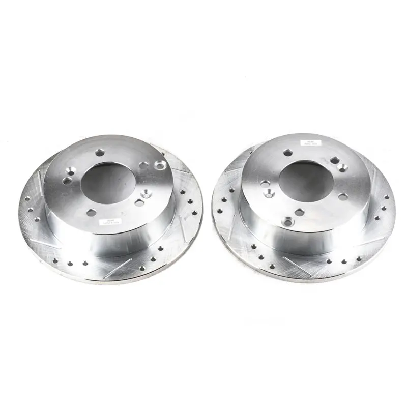 Power Stop 06-10 Hyundai Sonata Rear Evolution Drilled & Slotted Rotors - Pair 1