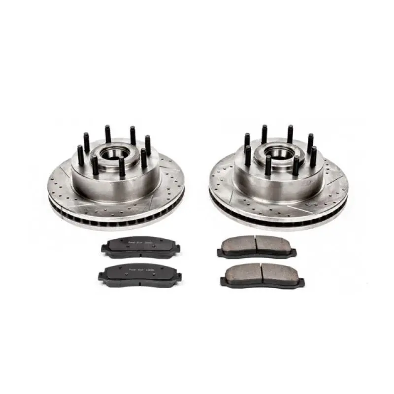 Power Stop 07-10 Ford F-350 Super Duty Front Z23 Evolution Brake Kit 1