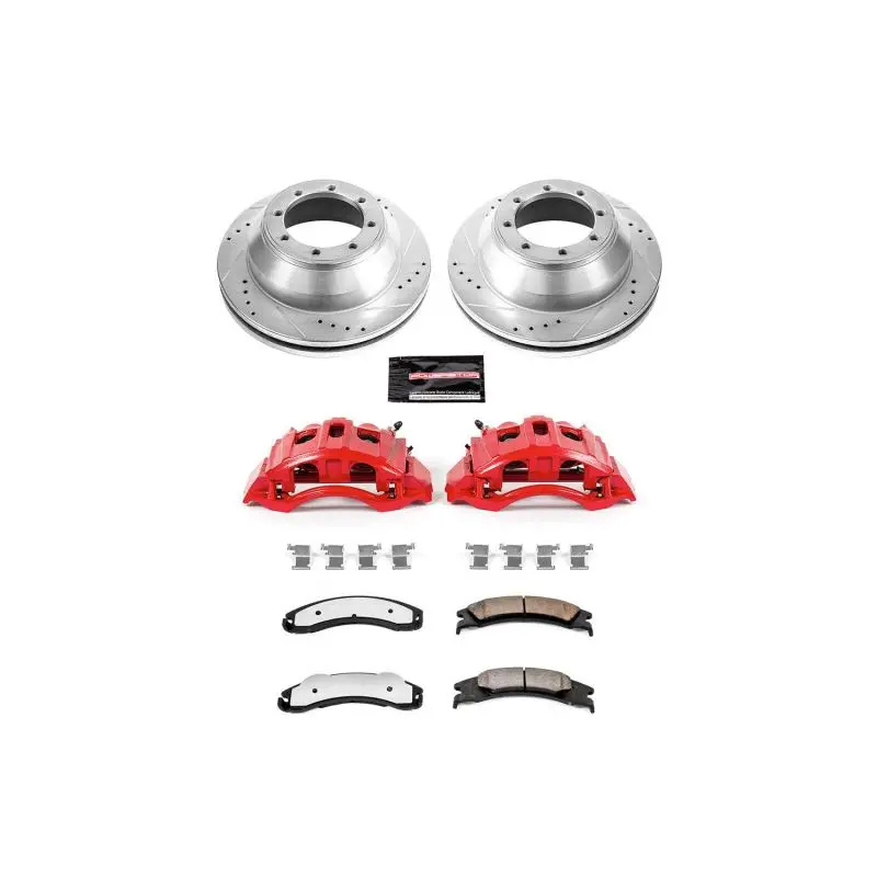 Power Stop 08-19 Ford E-350 Super Duty Rear Z36 Truck & Tow Kit W/Cals 1