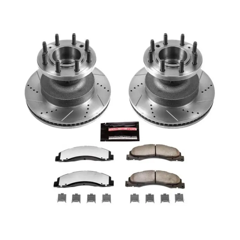 Power Stop 08-20 Ford E-450 Super Duty Front Z36 Truck & Tow Brake Kit 1