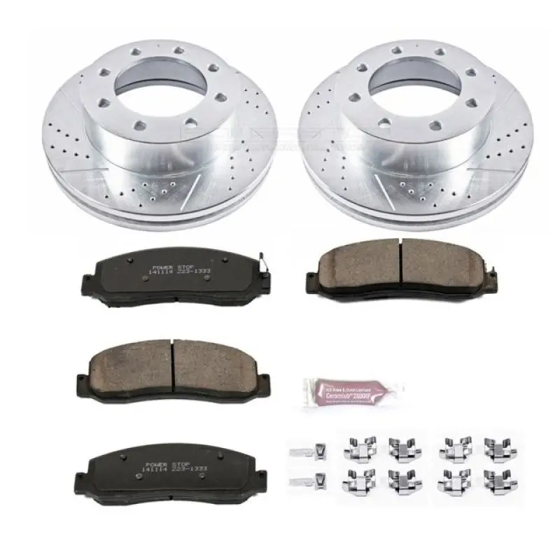 Power Stop 10-11 Ford F-350 Super Duty Front Z23 Evolution Brake Kit 1