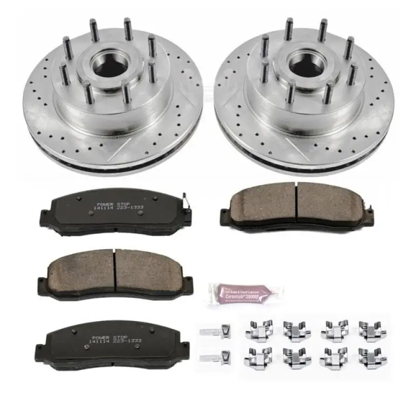 Power Stop 10-11 Ford F-350 Super Duty Front Z23 Evolution Brake Kit 1