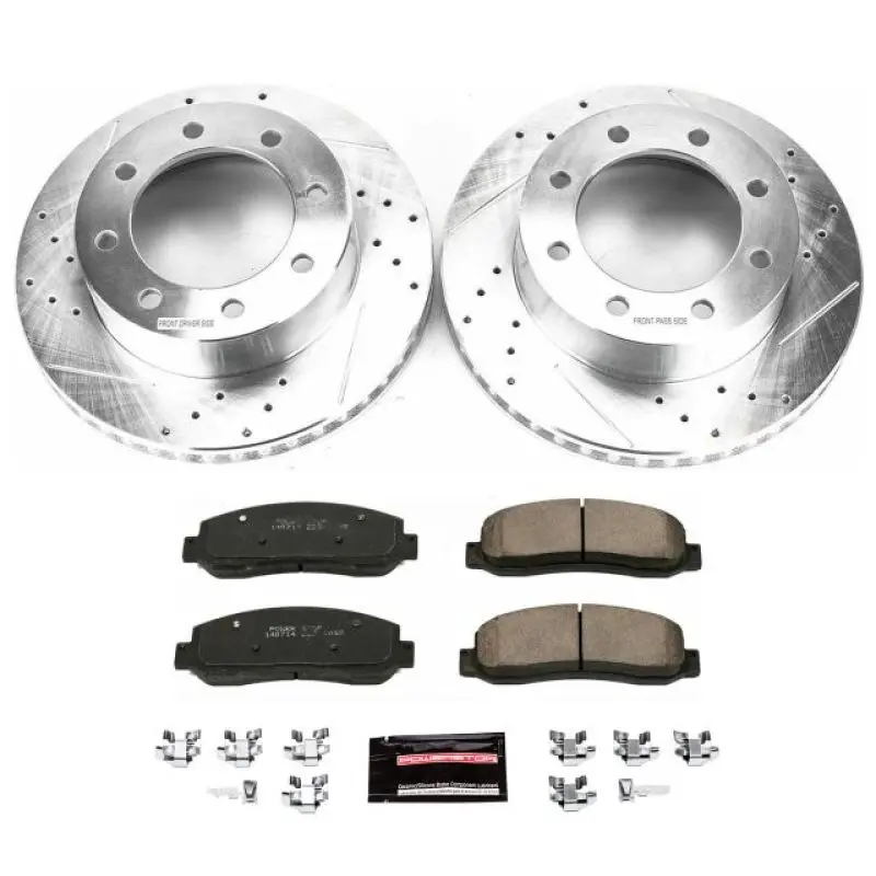 Power Stop 10-12 Ford F-450 Super Duty Front Z23 Evolution Brake Kit 1