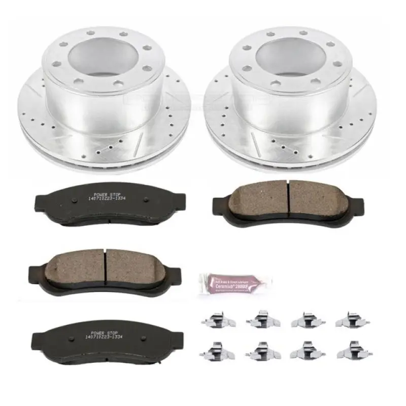 Power Stop 10-2012 Ford F-350 Super Duty Rear Z23 Evolution Brake Kit 1