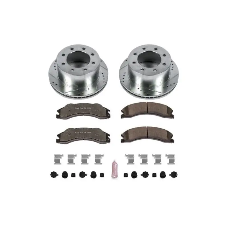 Power Stop 11-20 Gmc Sierra 3500 Hd Rear Z36 Truck & Tow Brake Kit 1